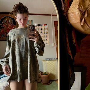 Oversized Camo Long Sleeve Tee